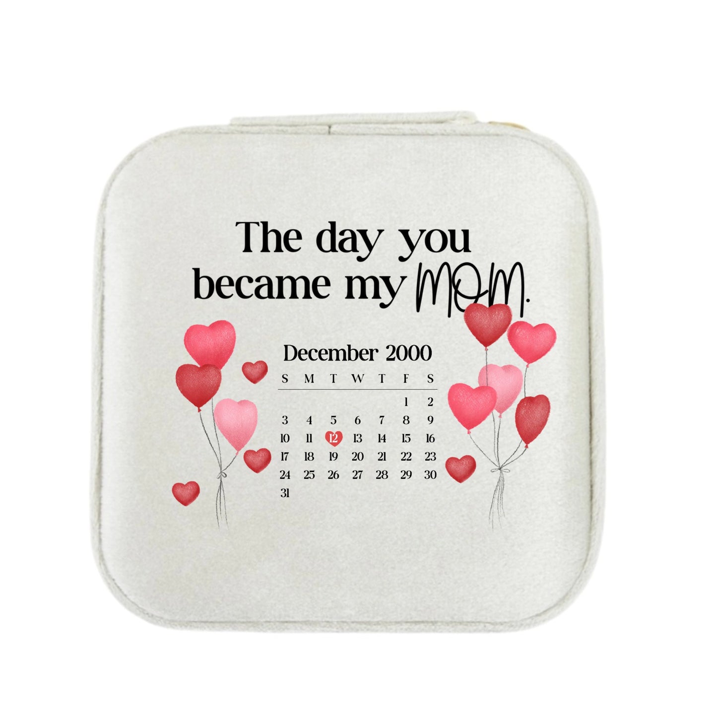 The Day You Became My Mom | Personalized Jewelry Box for Mother