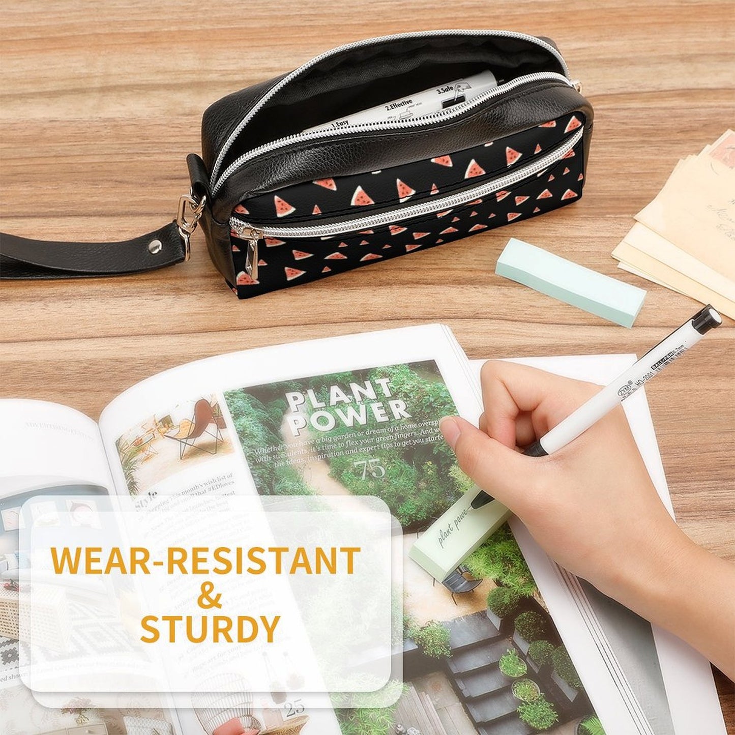 Pochette à monnaie portable personnalisée pour adultes, trousse de toilette et de maquillage étanche