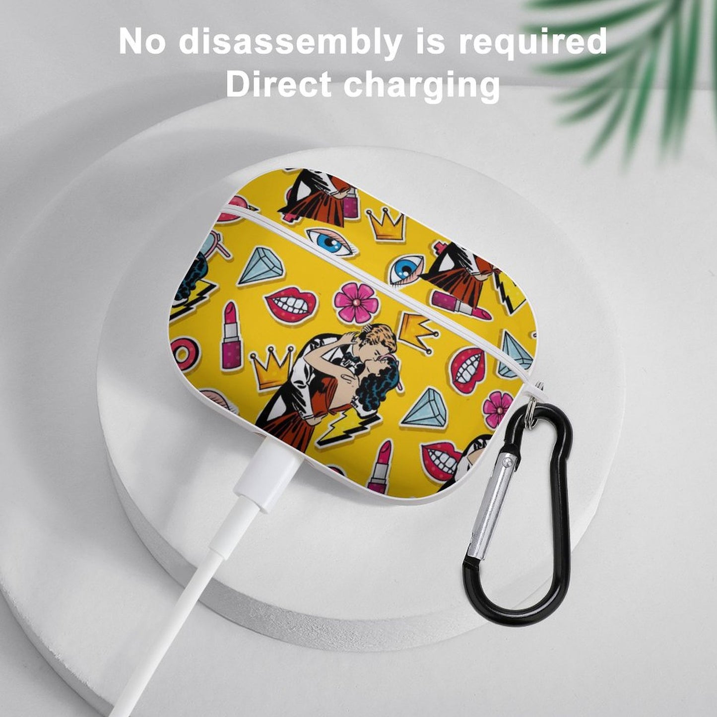 AirPod Pro Case Cover supports direct charging without removal.