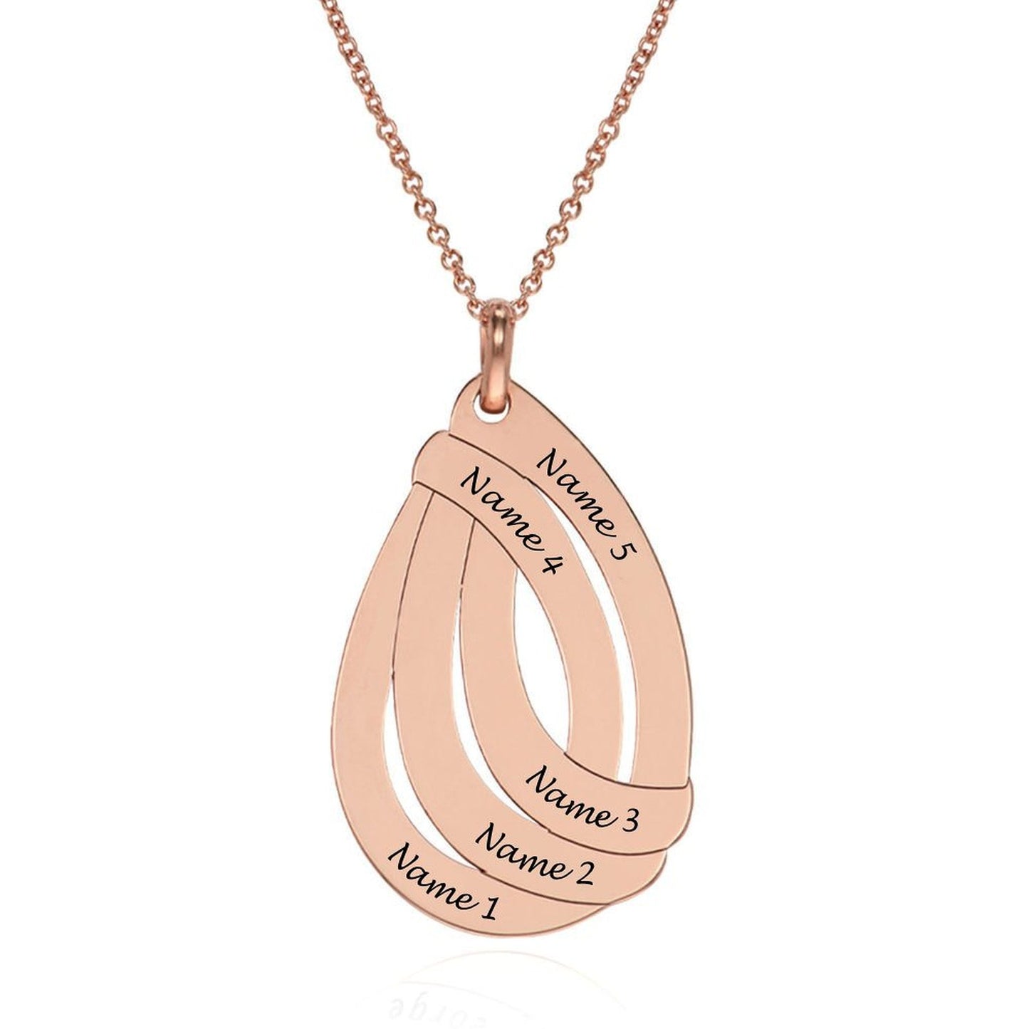 Personalized Necklaces for Women Gold Rose Gold Plated Custom Gifts for Mom Necklace with Kids Names,Mother's Day Gift For Mom Wife Grandma