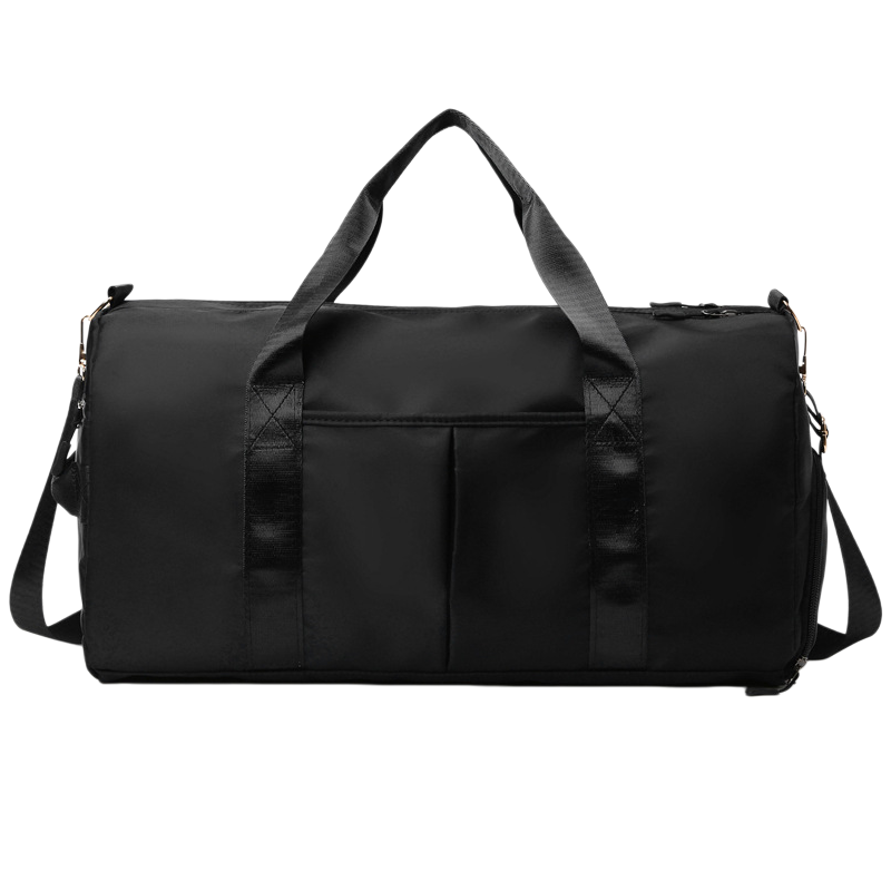 Personalized Embroidered Duffel Bag with Shoe Compartment - Custom Name Weekender Bag for Gym & Travel
