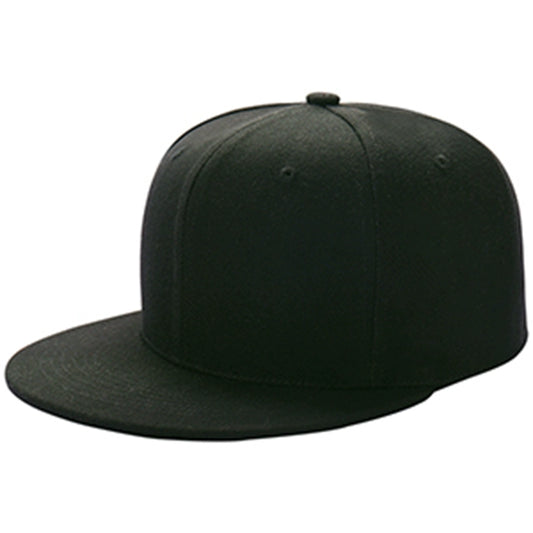 Custom Snapback Baseball Hat Cap Hip Hop Style  Flat Bill Blank Solid Color Adjustable Size