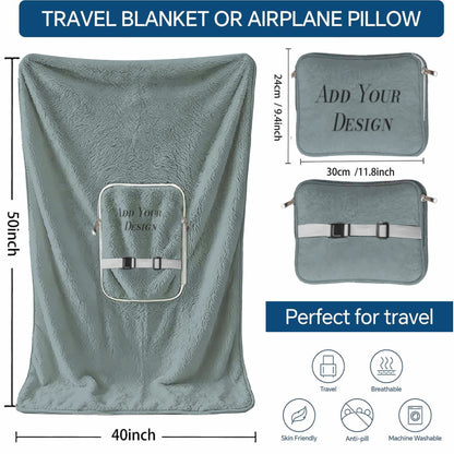 Size and care guide for personalized corporate blanket.