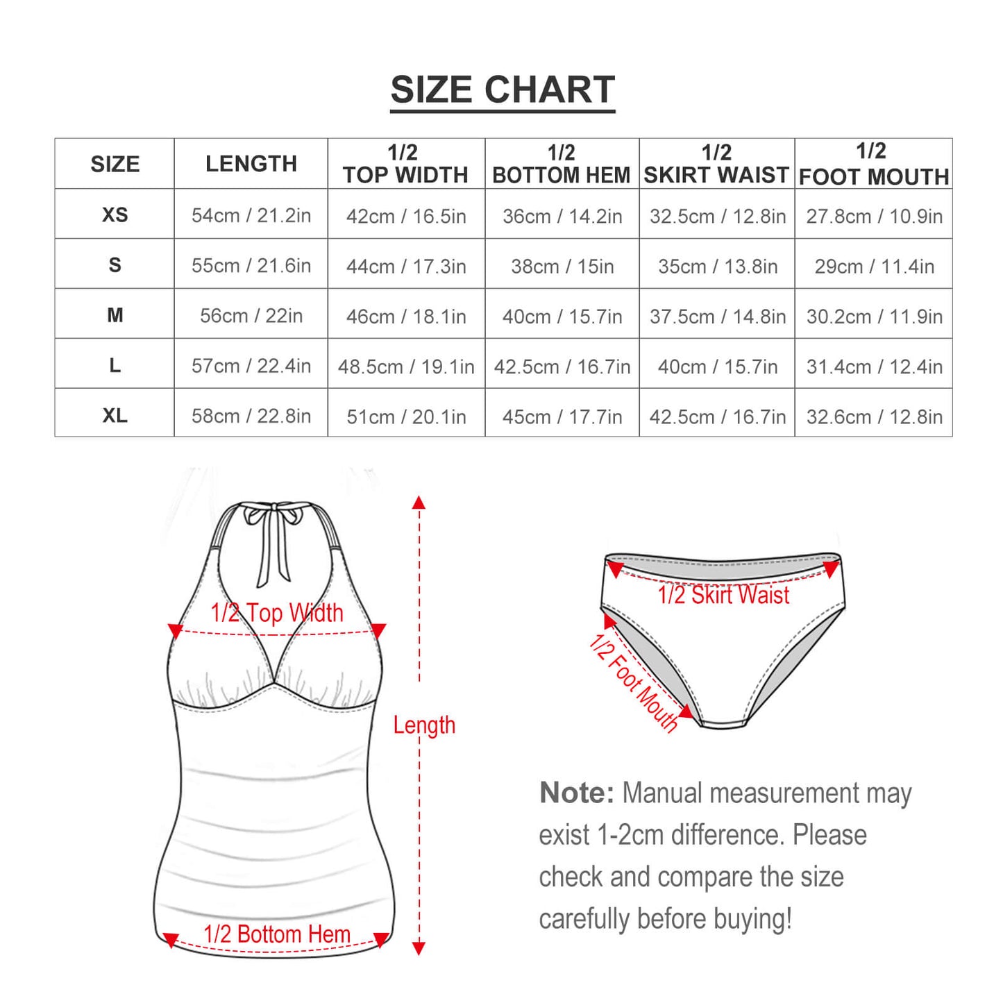 Custom Women Tummy Control Bathing Suit Slimming V Neck Two Piece Swimsuit Split Swimsuit