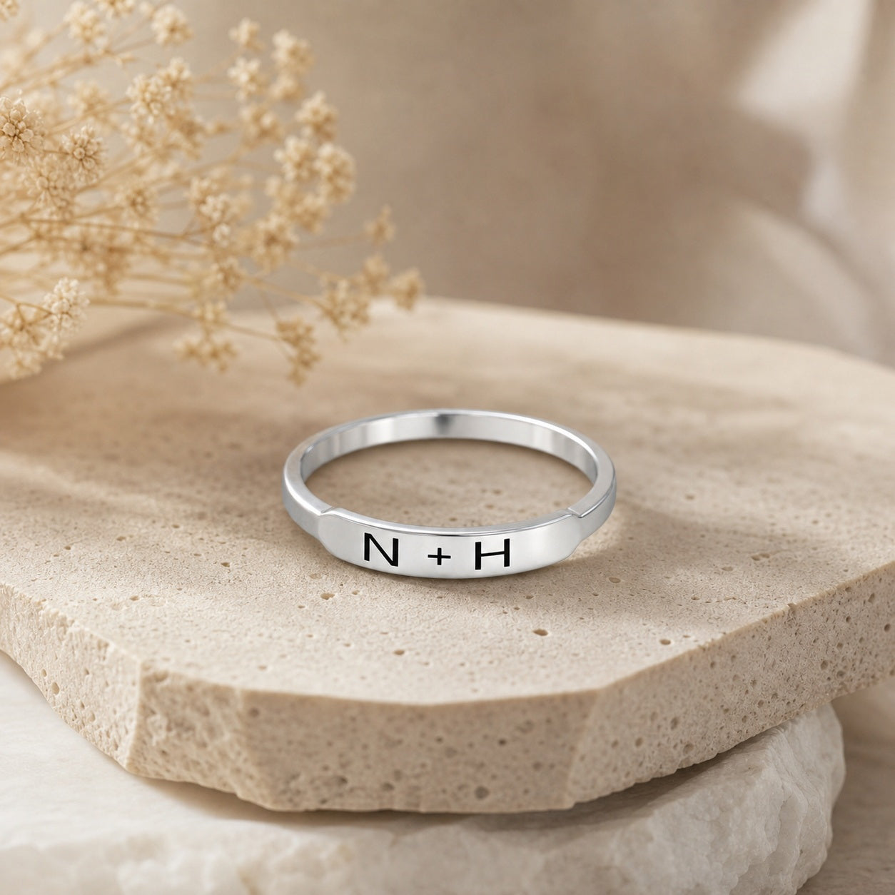 Personalized personalized-couple-initial-heart-ring lifestyl