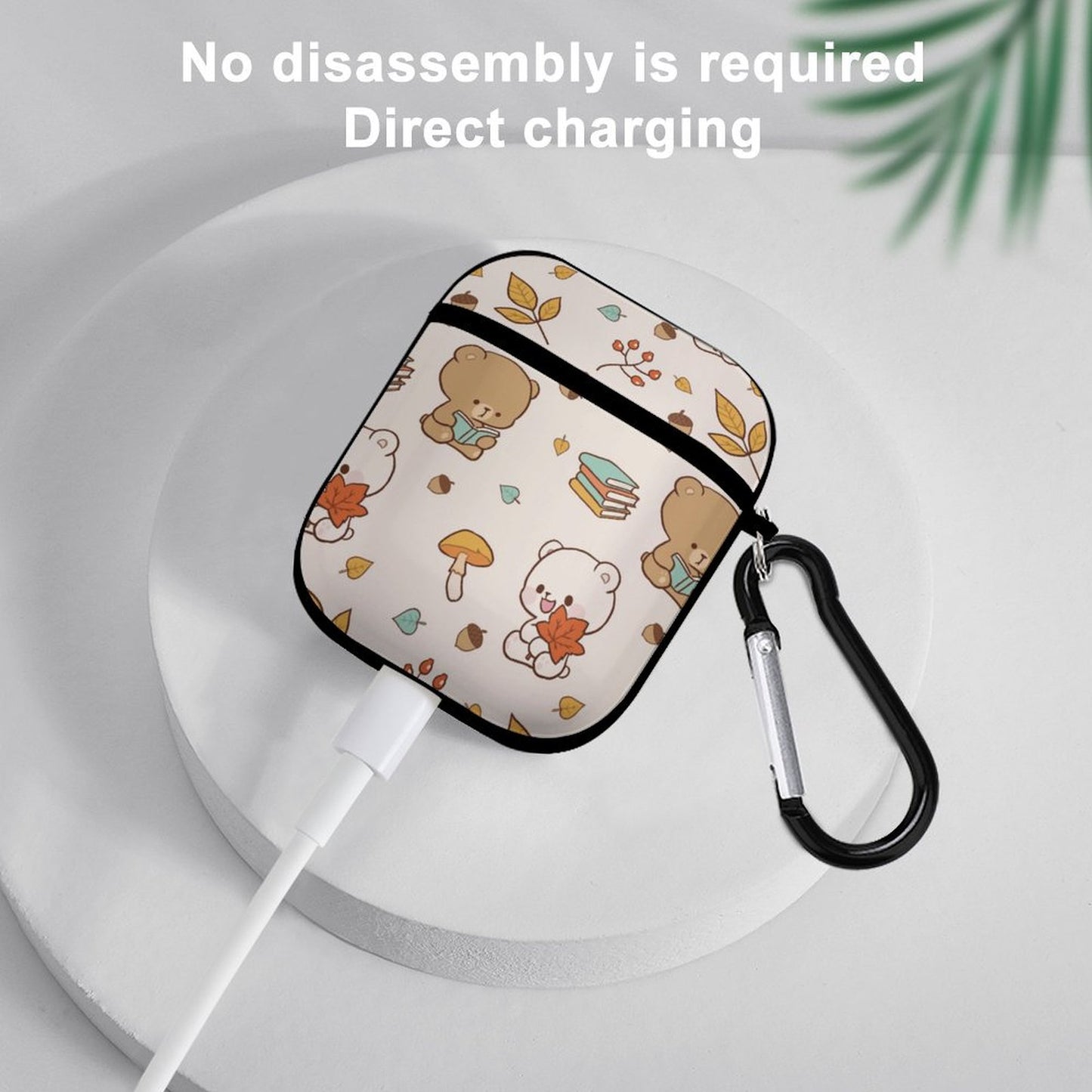 Custom AirPod Case supports direct charging without disassembly.