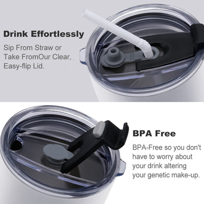 Custom Engraved Stainless Steel Tumbler lid design showing drinking spout mechanism.