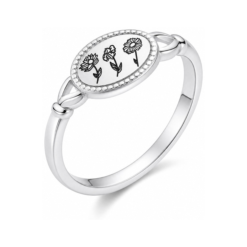 Custom family botanical name ring main view
