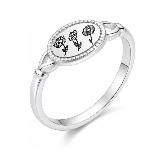 Custom family botanical name ring main view