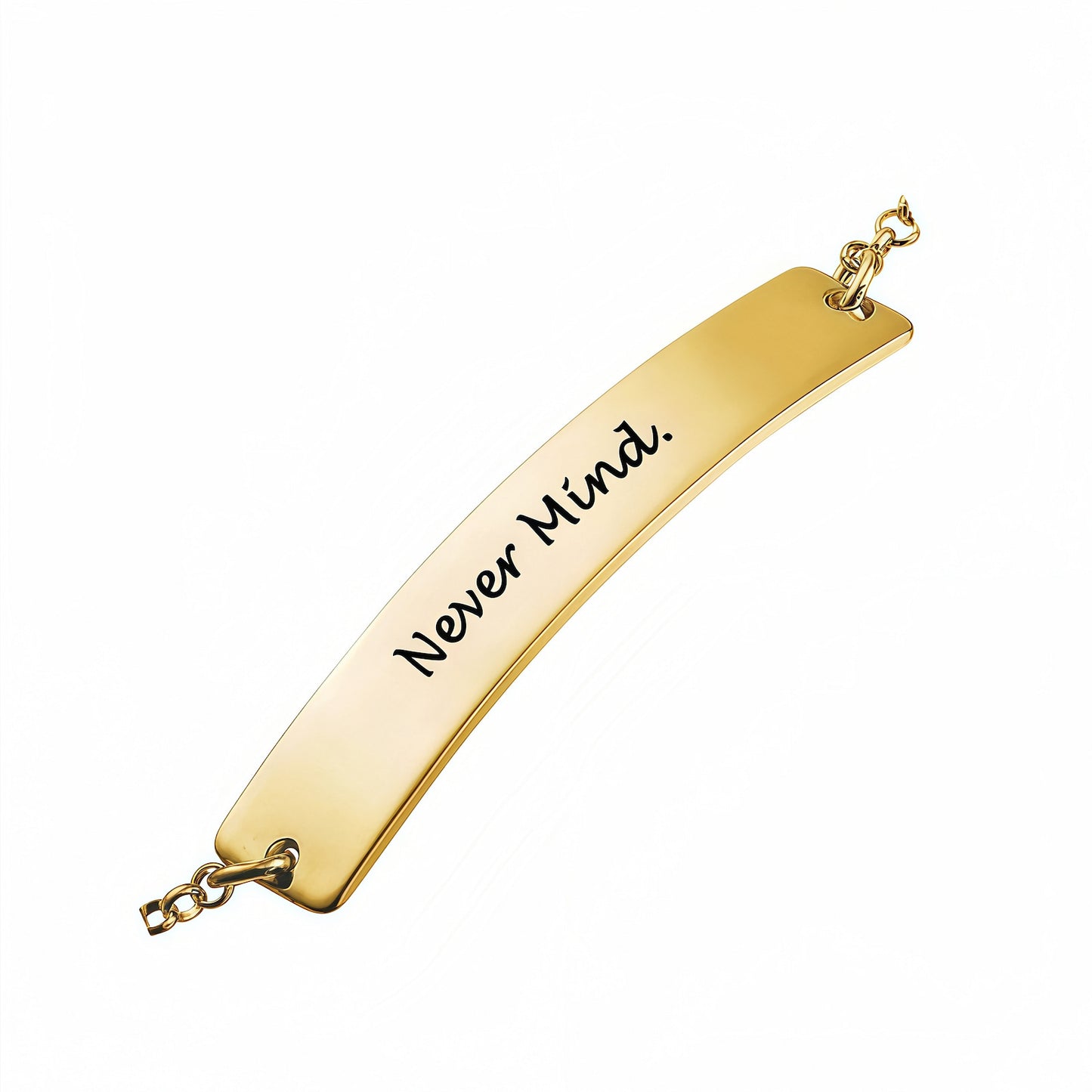 Dainty Custom Engraved Bar Bracelet: 18k Gold-Filled & Sterling Silver Gift