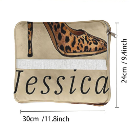 Custom leopard pillow: 30x24cm (11.8x9.4 inch) size.
