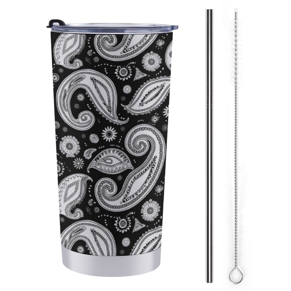 Custom Personalized 20oz Tumbler, Stainless Steel Vacuum Insulated, with straw.