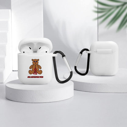 Custom Print Airpods Case, showing direct charging while AirPods are inside.