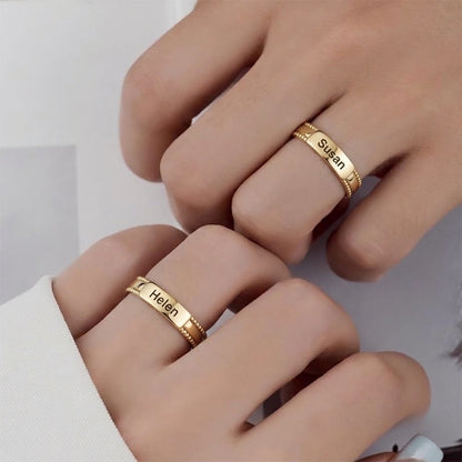 custom ring for couple 