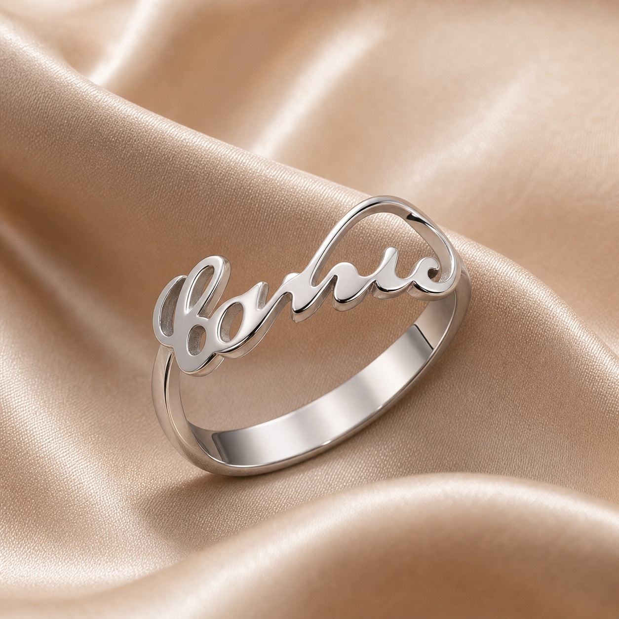 Custom script name ring detail view