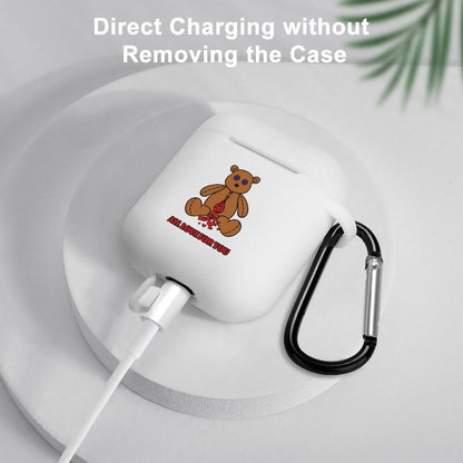 Custom Silicone Airpods Skin allows for direct charging without case removal.