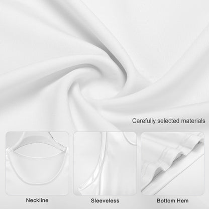 High-quality material and stitching details of Sleeveless Muscle Shirt.