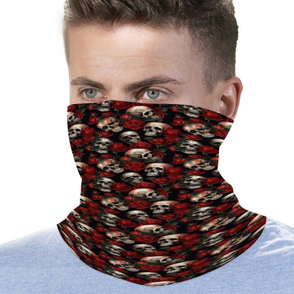 Custom Face Mask Reusable Personalized Customized Neck Gaiter, Breathable Bandana Face Mouth Cover for Women Men