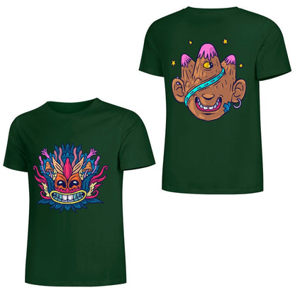 Design Your Own Dark Green T Shirt. Add Text/Image/Logo.