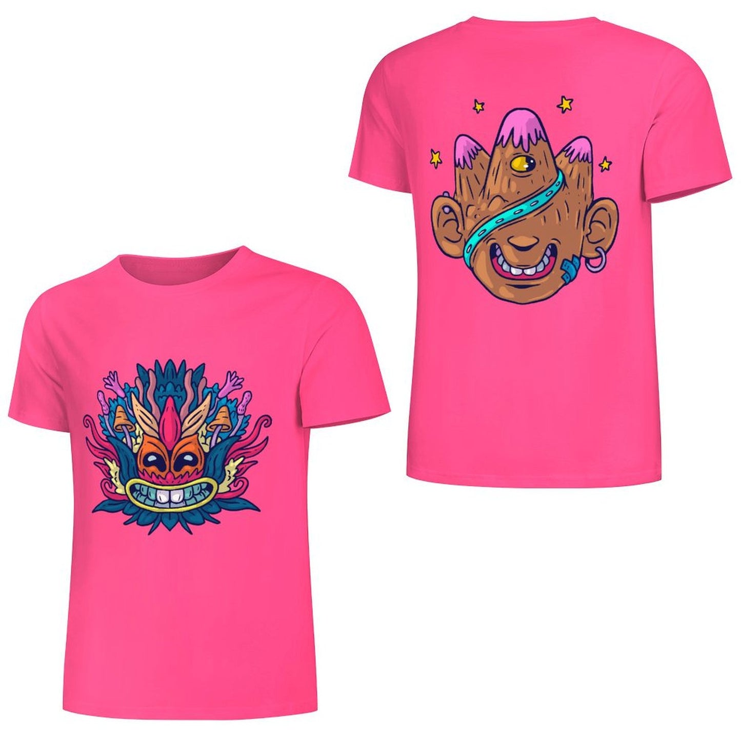 Design Your Own Magenta  T Shirt. Add Text/Image/Logo.