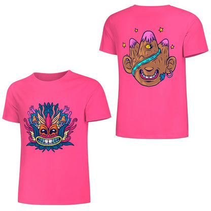 Design Your Own Magenta  T Shirt. Add Text/Image/Logo.