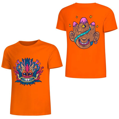 Design Your Own Medium Orange T Shirt. Add Text/Image/Logo.