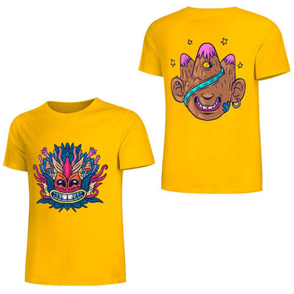 Design Your Own Medium Yellow  T Shirt. Add Text/Image/Logo.