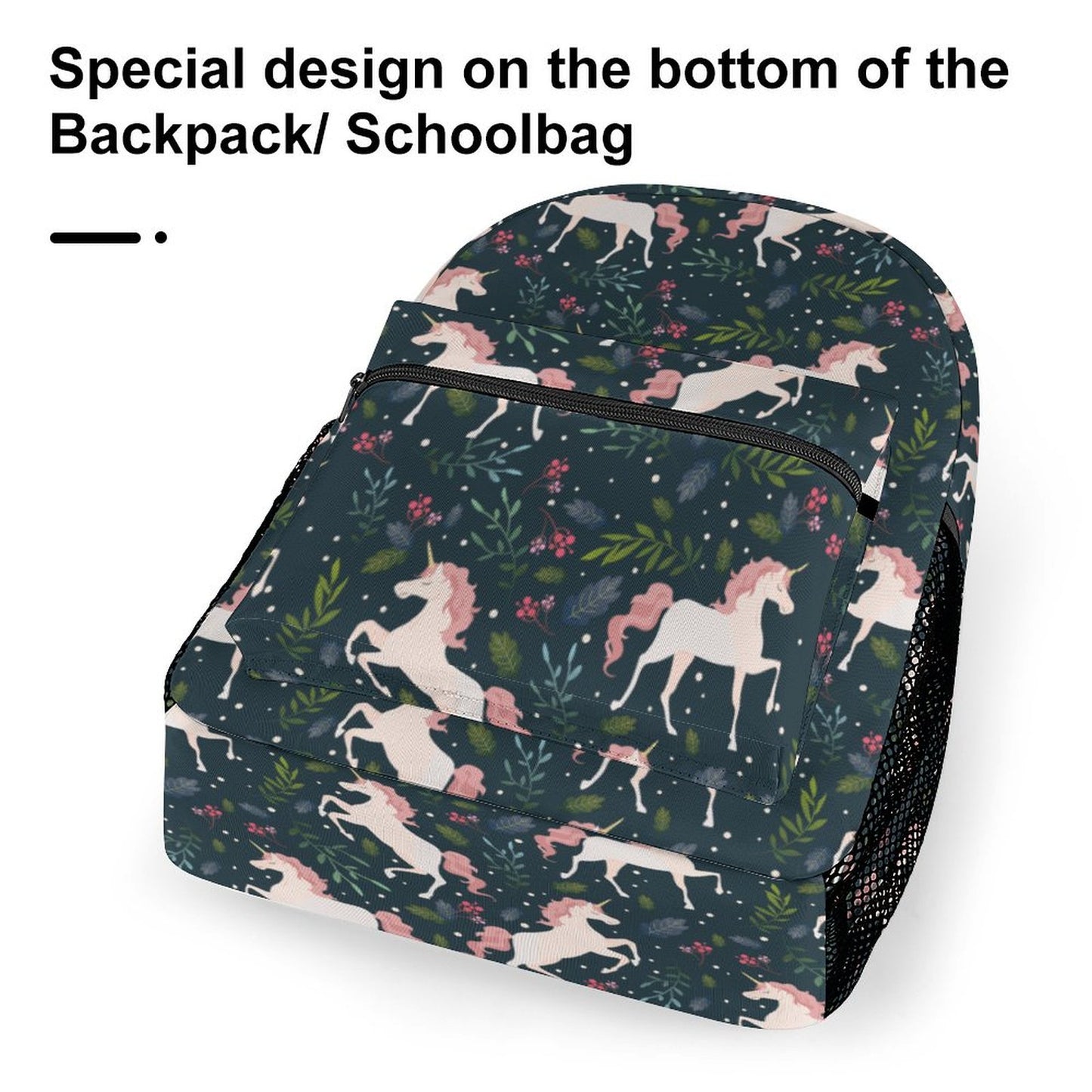 Durable Kids School Bag with special reinforced bottom design.