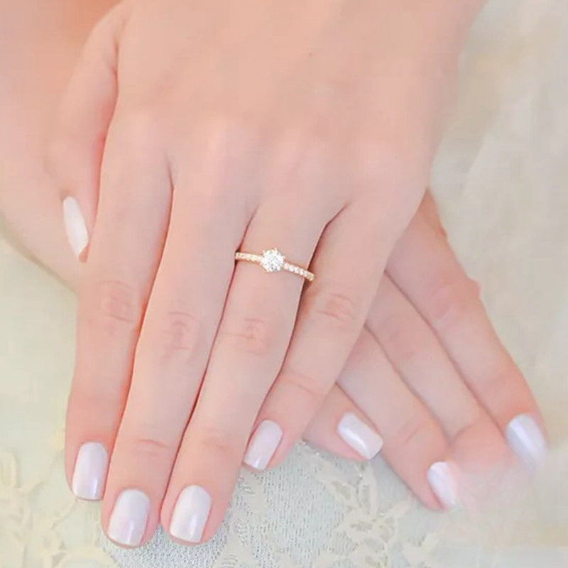 Custom Name Hidden Halo Engagement Ring,3CT Sterling Silver, Engraved Promise Ring for Women