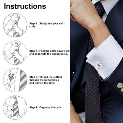 Cufflinks Wearing Guide