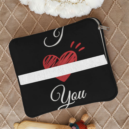 I Love You custom photo cushion with foldable blanket inside.