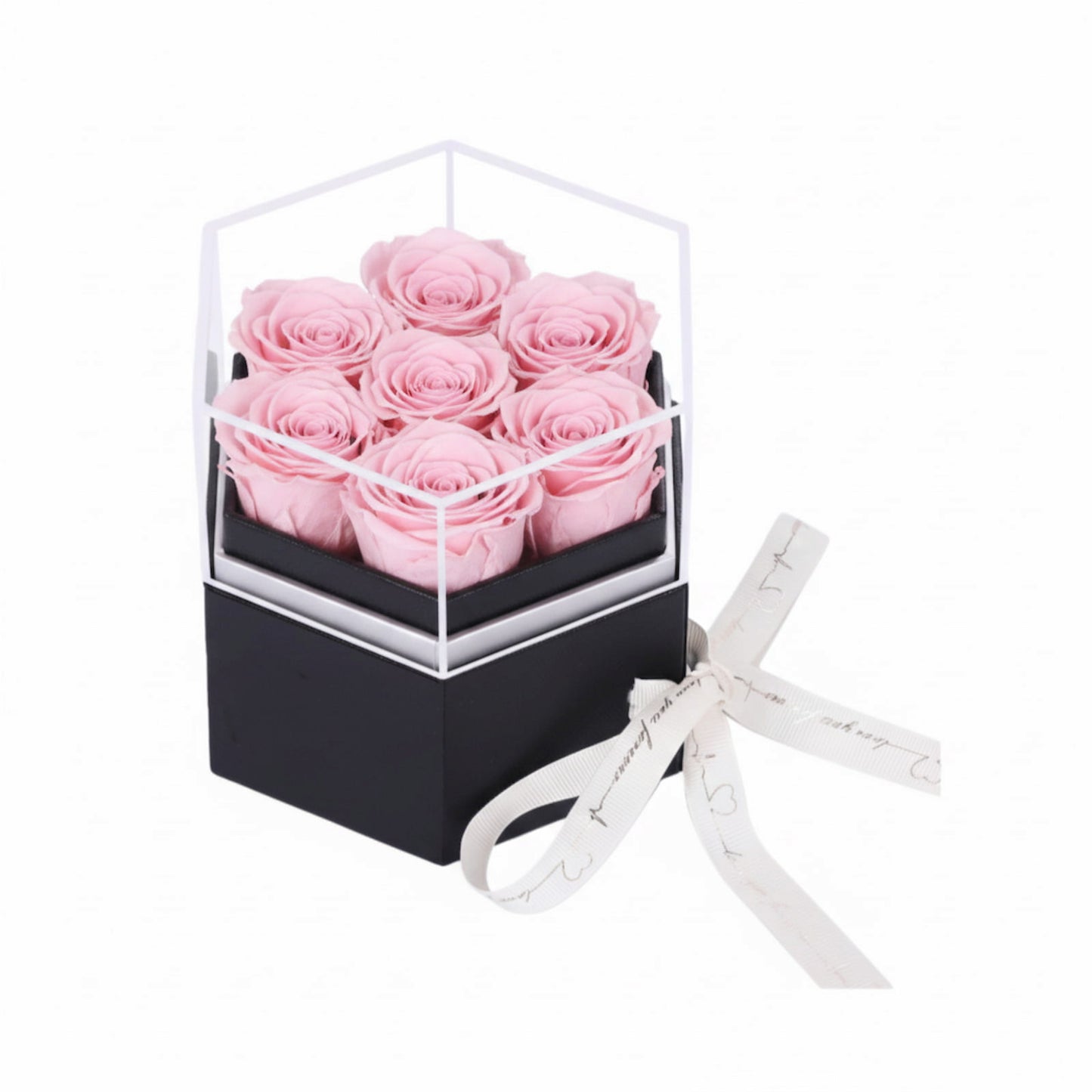 Personalized Eternal Preserved Roses Box - Luxury Immortal Flower Gift for Her