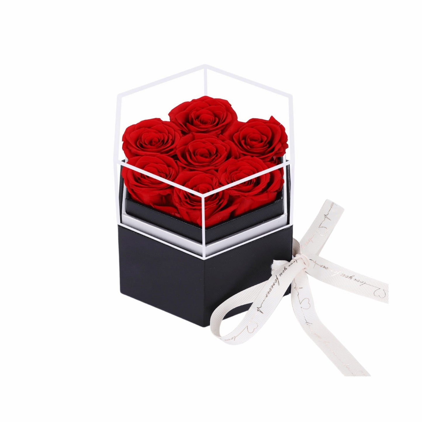 Personalized Eternal Preserved Roses Box - Luxury Immortal Flower Gift for Her