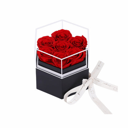 Personalized Eternal Preserved Roses Box - Luxury Immortal Flower Gift for Her