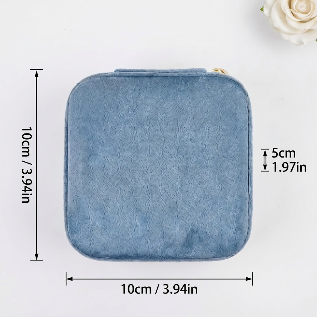 Product size chart in CM and IN for jewelry box