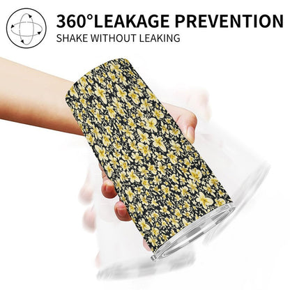 Leak-proof 20oz Stainless Steel Tumbler, secure seal for water or coffee.