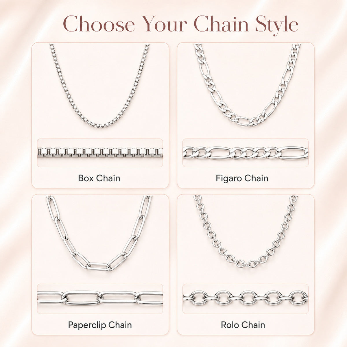 Custom Cursive Nameplate Necklace in Multiple Fonts - 925 Sterling Silver