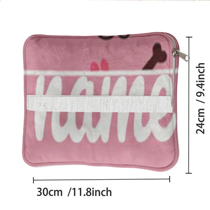 Size dimensions for 2-in-1 dog name pillow