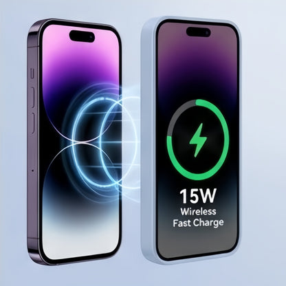 15W wireless fast charging feature on a custom power bank.