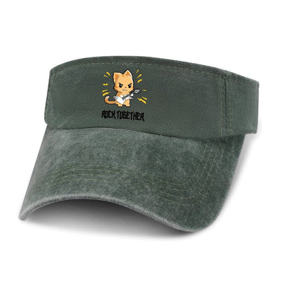 Personalized Visor Hat for Men & Women | Custom Logo or Text Design & Adjustable Fit