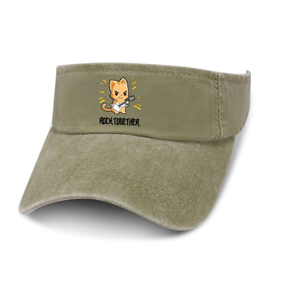 Personalized Visor Hat for Men & Women | Custom Logo or Text Design & Adjustable Fit