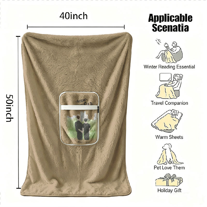 40x50 inch custom dad blanket usage guide