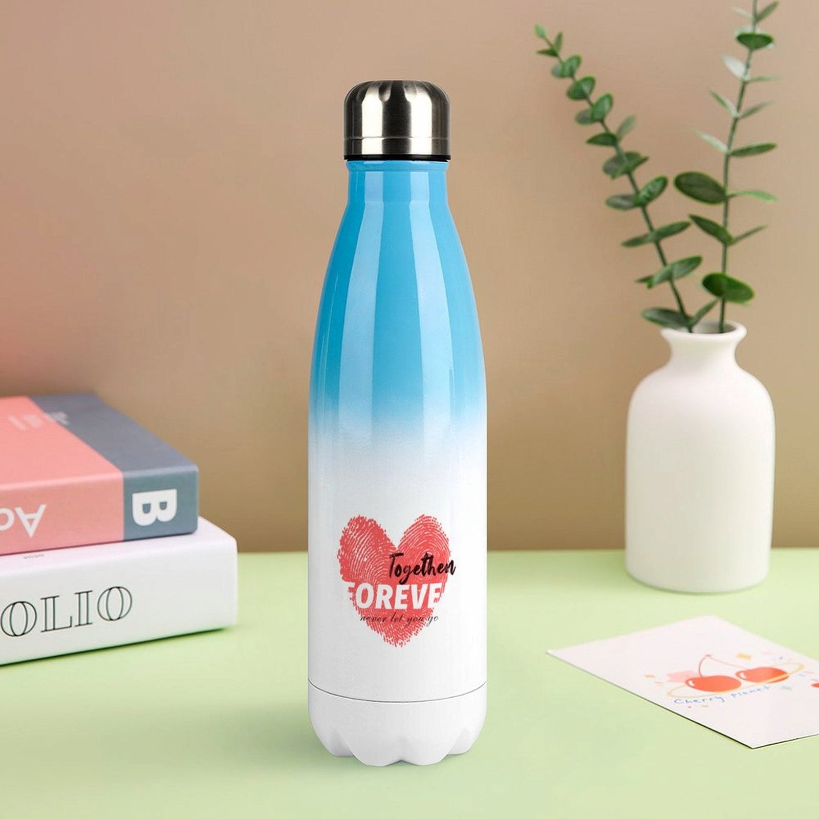 Personalized Water Bottle Great For Travel Picnic And Camping Use.