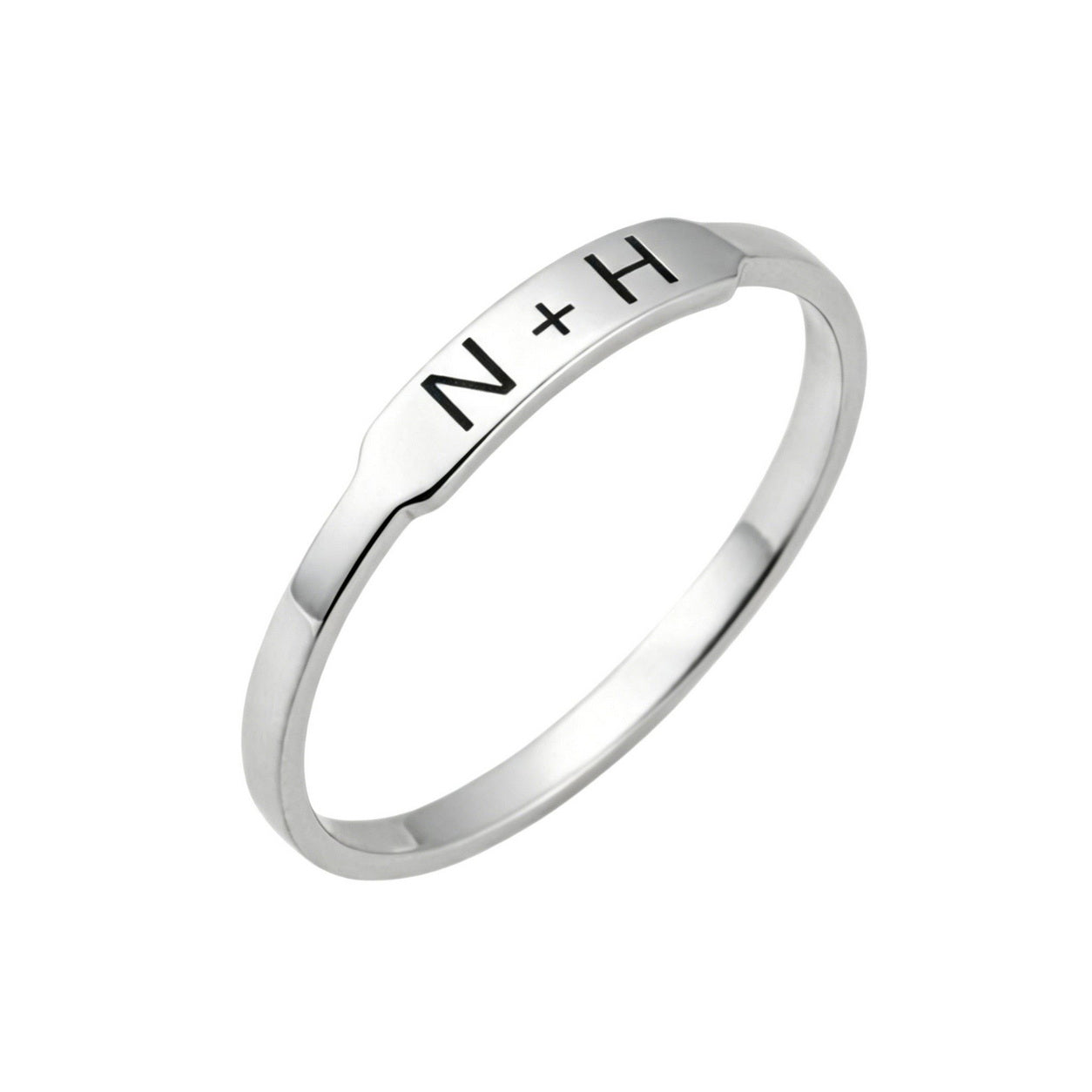 Custom personalized-couple-initial-heart-ring main product v