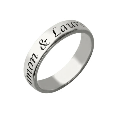 Custom personalized-couple-name-band-ring main product view