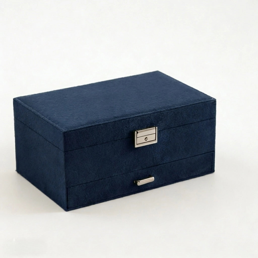 Personalized Large Jewelry Box with Custom Name Printing,Perfect Gift for Women