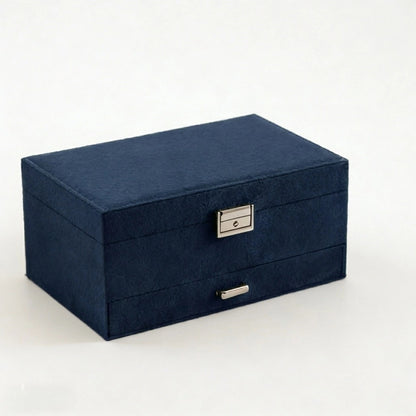 Personalized Large Jewelry Box with Custom Name Printing,Perfect Gift for Women