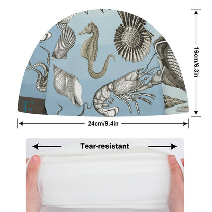 Personalized Lycra Swim Cap showing High Elasticity and snug fit.