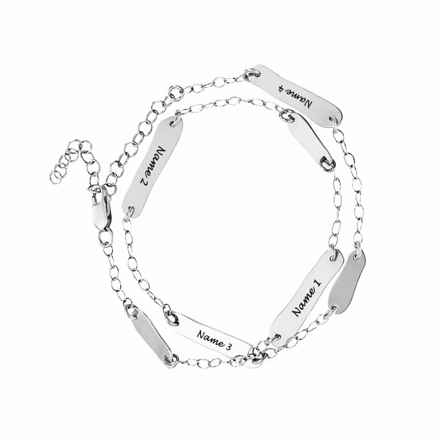 Bracelet de cheville personnalisé avec plusieurs noms, cadeau d'amitié ou pour la fête des mères