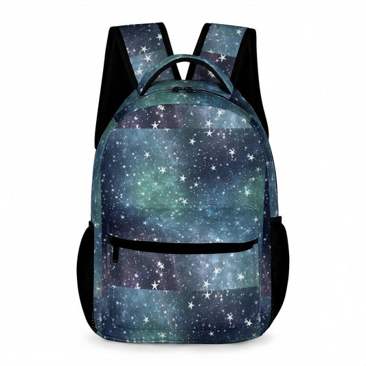 Personalized Print Backpack - front view, ideal school bag for teens and boys/girls.